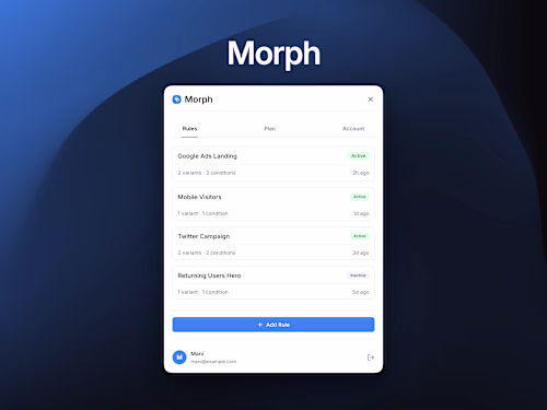 Personalize Framer site content per