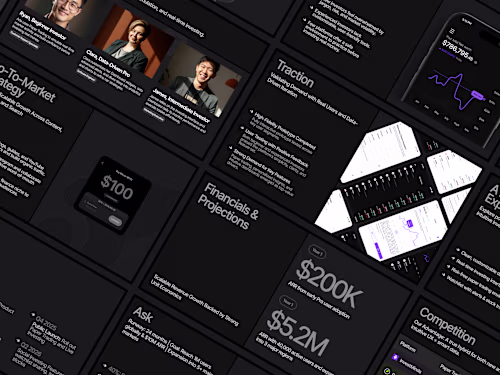 InvestMinds Pitch Deck Template – Fintech & Education Startup