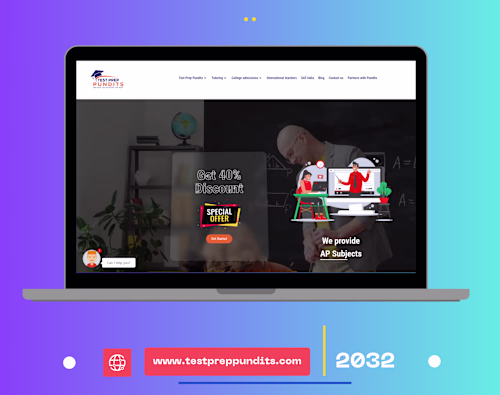 Test Prep Pundits {Website Development}