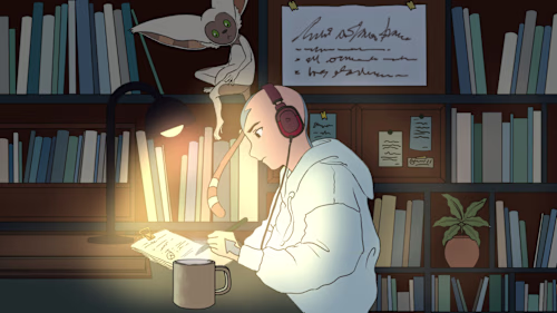 Animated Lofi Art for Social Media Engagement