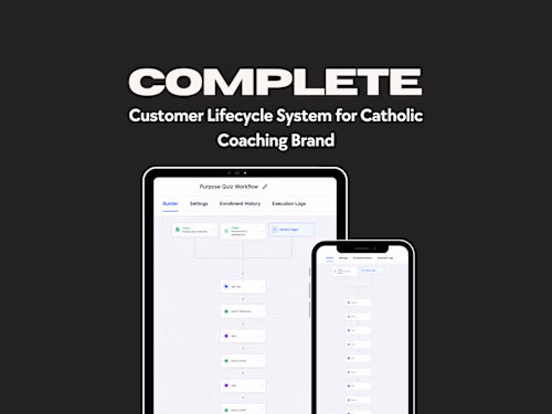Customer Lifecycle System for Catholic Coaching Brand