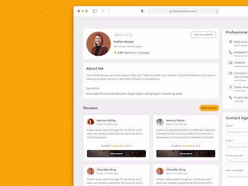 BPO Homes – Real Estate Platform Redesign (Figma)