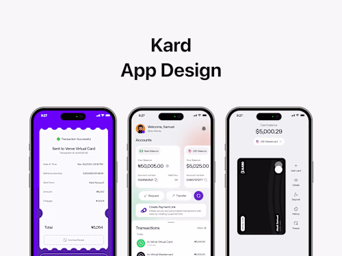 Kard App UI Design Project