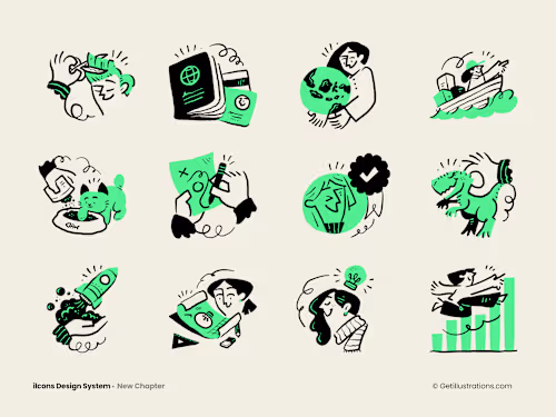 Ilcons Design System illustrations
