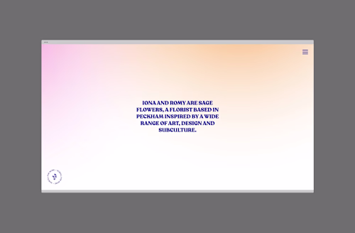 Sage Flowers - E-commerce Site