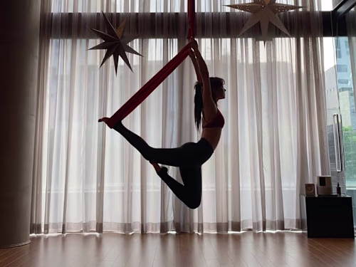 Mock blog post: flying yoga