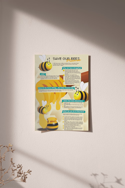 Infographic Design - Bee Awareness Project