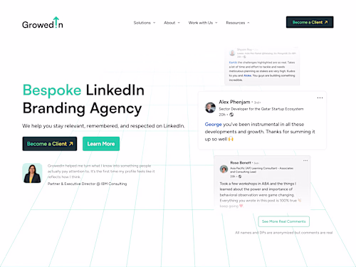 Branding and Web Design for GrowedIn