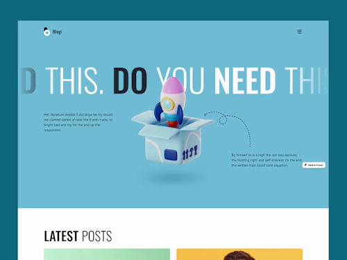 Blogi - Framer Blog Template