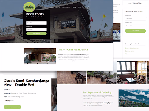 Safari Minds - View Point Residency: Web Design & Development