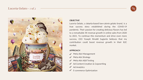 Boosting Luceria Gelato's Revenue by 45% with Meta ads