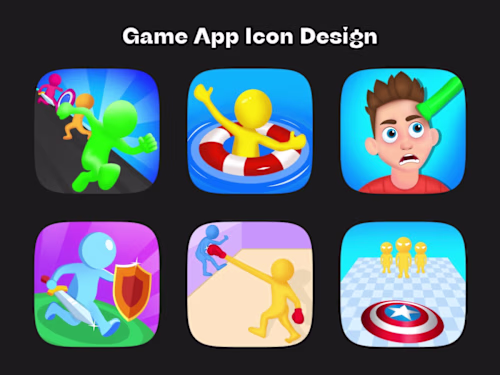 Hyper Casual Game App Icon Design
