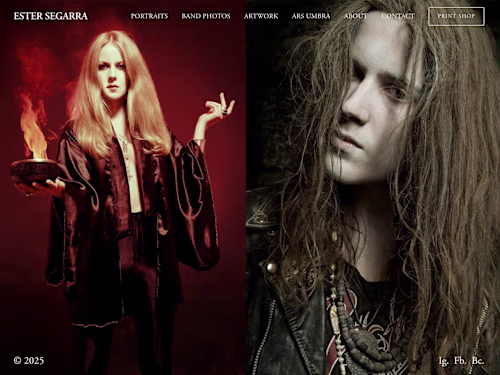 Music Photography Portfolio WordPress Website