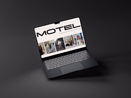 Website for online shop MOTEL