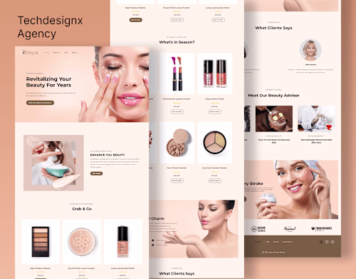 Skin Care Product Landing Page