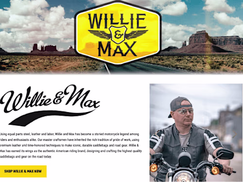 Willie & Max Landing Page