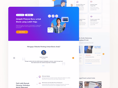 The Visual Design Behind : Niagahoster x KiriminAja