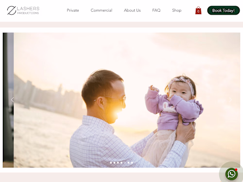 Website for a studio - Zlashers Productions