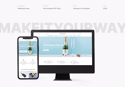 Makeityourway E-Commerce Store Case Study