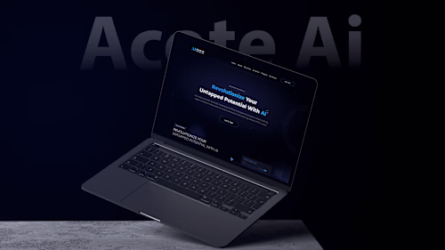 Acote Ai Innovation Hub Website UI/UX Design