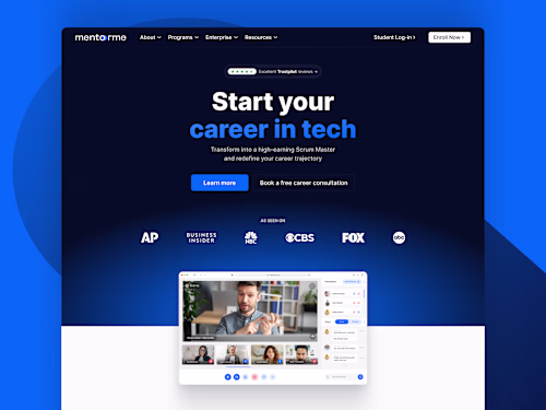 Career Growth and Mentorship Platform Website - MentorMe