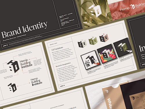 Branding Design for a Green Building + Education Organization