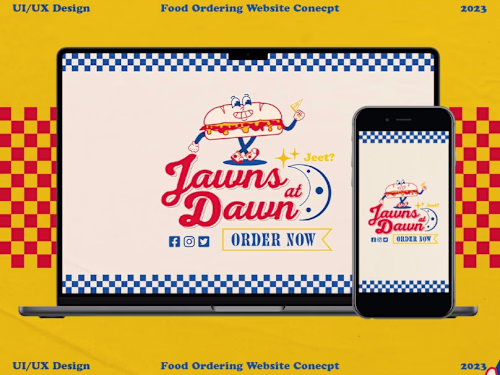 Jawns @ Dawn : UX/UI Website Concept