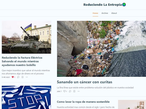 Reduciendo La Entropia🌍