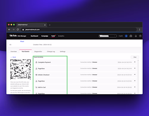 TikTok Pixel Ecommerce Tracking Setup GTM