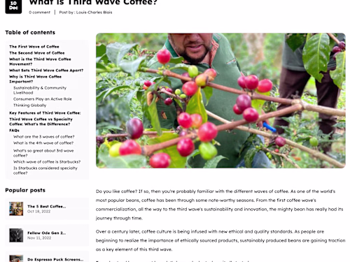 What is Third Wave Coffee? - Longform SEO Blog