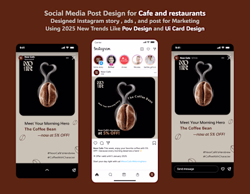 Social Media Post Design for Cafe