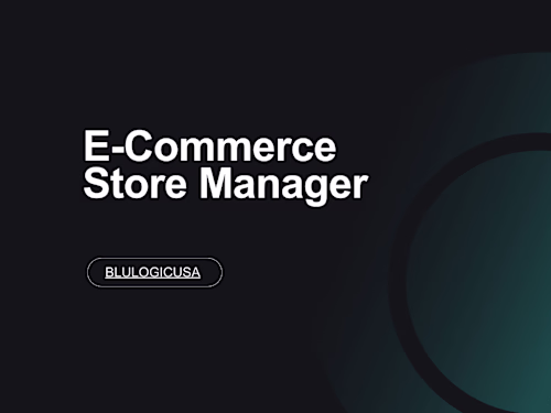E-Commerce Store Manager