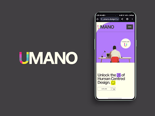 UMANO Design - Full brand design & custom Webflow development