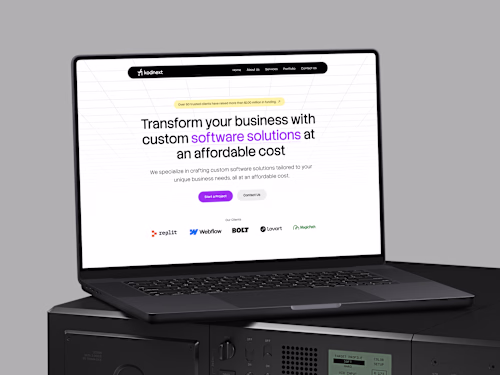 Kodnext Agency — One-Page Website Redesign