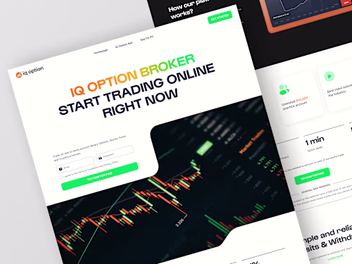 Trading Platform | Website Design UI/UX
