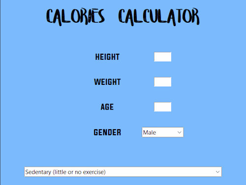 GitHub - omar2004n/Calories-Calculator