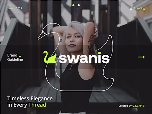 Swanis fashion logo Branding:: Behance