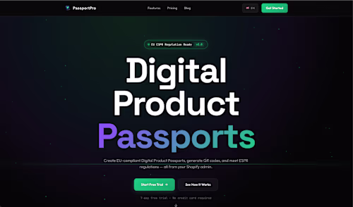 Shopify app for EU Digital