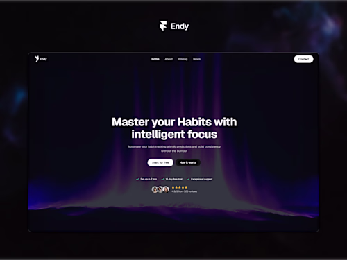 Endy — AI SaaS Framer Template