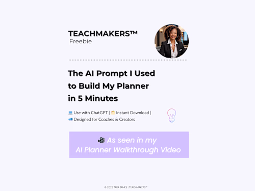 AI Prompt Vault Funnel: Freebie