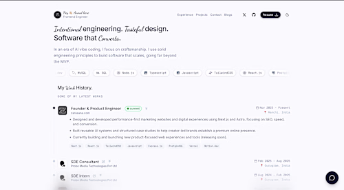 Subtle Design interaction portfolio