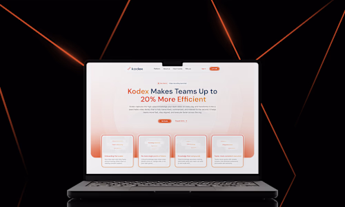 Kodex Website Case Study, Boosted Team Efficiency by 20%