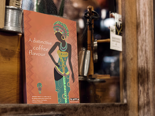 kaffa - Coffee Label Design