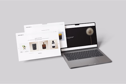 PERFUMER H | E-COMMERCE RE-DESIGN | FIGMA PROTOTYPING