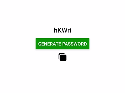 Password generator 