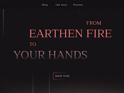 Robert’s Pottery - Branded Website Design (Ecommerce - Ceramist)