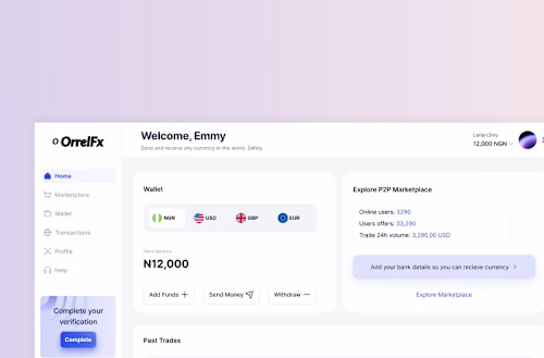 Secured an Angel Investor by Designing OrrelFX P2P Platform