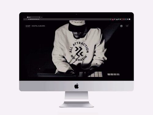 eCommerce Shop All Attraction No Chasin Web Design