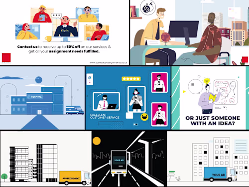 Custom 2D Animated Explainer video 