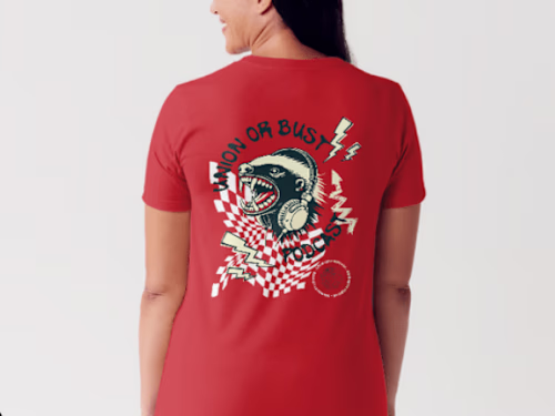 Logo and T-Shirt Design for Union or Bust Podcast